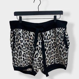 10c Derek‎ Lam/Cusp Leopard print Track Shorts XL